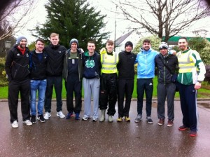 Steve with Togher AC & Bandon AC Athletes