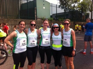 As a member of a relay team for Togher AC in the Cork City Marathon, June 2016